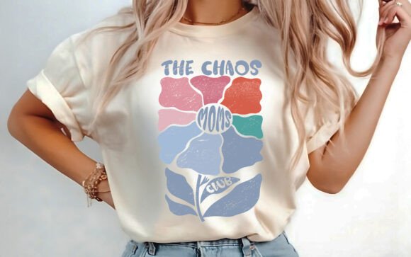 Boho Floral Mom PNG: Graphics for T-Shirt Designs