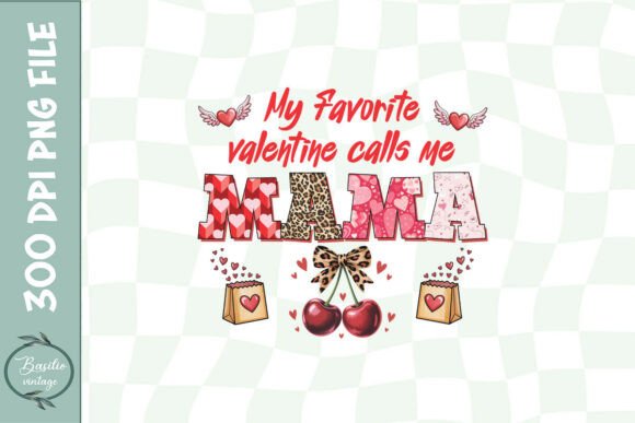 Chic Valentine Mom Laptop Love PNG: Graphics & Print Templates