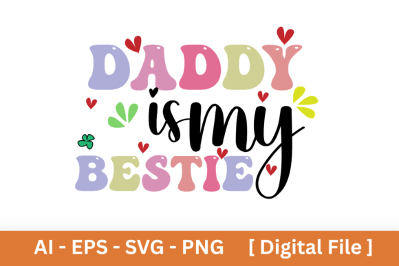 Groovy Daddy Sublimation: Retro Graphics for T-Shirt Designs