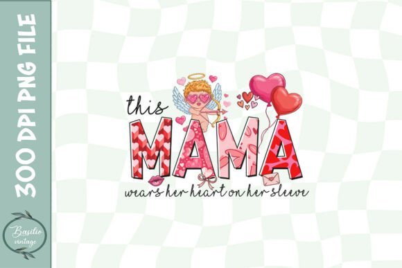 Heartwarming Mom Love Mama PNG: Graphics & Print Templates