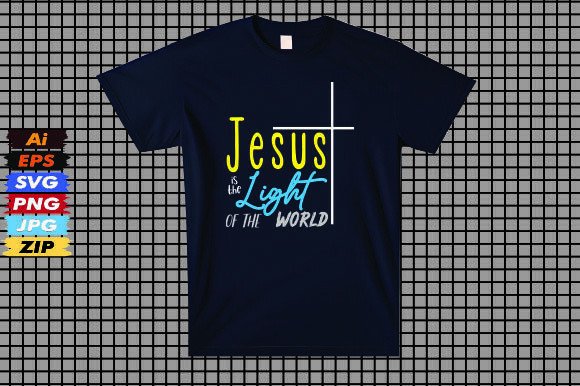 Jesus is the Light: Graphics for T-Shirt Designs