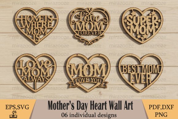 Mother's Day Laser Cutting Art for Blogs